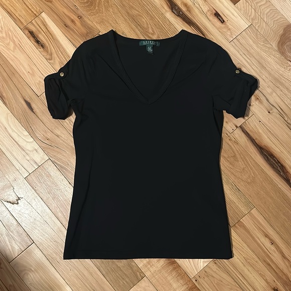 Ralph Lauren Black Top - Picture 1 of 4